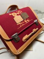 Ruitertassen lederen kleuter schooltas, Aktetas of Boekentas, Nieuw, Ophalen of Verzenden, Leer