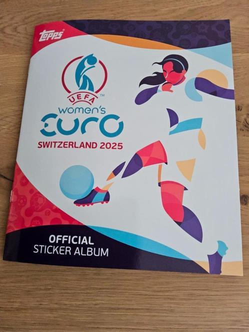 TOPPS Women's EURO Zwitserland 2025 stickers, Verzamelen, Sportartikelen en Voetbal, Zo goed als nieuw, Poster, Plaatje of Sticker