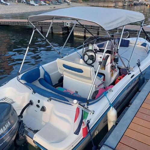 Lichtgrijze Biminitop in RVS of Aluminium, Watersport en Boten, Accessoires en Onderhoud, Nieuw, Overige typen, Ophalen of Verzenden