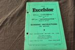 Excelsior 125cc Universal 197cc Roadmaster 1952 instructions, Motoren, Ophalen of Verzenden, Overige merken