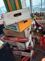 Vintage Dr. Pepper & Coca-Cola Houten Kratten, Ophalen of Verzenden