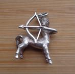 zilveren grote hanger boogschutter Sagittarius [015], Verzenden, Zo goed als nieuw, Kruis of Symbool, Zilver
