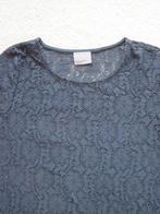 Kanten shirt top Vero Moda donkerblauw, Meisje, Ophalen of Verzenden, Zo goed als nieuw, Shirt of Longsleeve