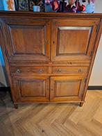 Vintage houten kast met deuren en lades, Ophalen