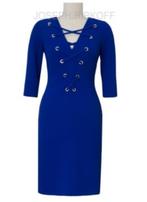 Joseph Ribkoff prachtig chique cobalt blauwe jurk mt 44, Kleding | Dames, Jurken, Blauw, ., Maat 42/44 (L), Joseph Ribkoff