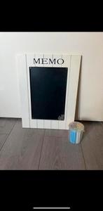Memobord / krijtbord met krijtjes, Ophalen, Zo goed als nieuw, Krijtbord