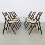 Vintage Klapstoelen 6 Safari Style (setprijs), Huis en Inrichting, Stoelen, Ophalen, Hout, Gebruikt, Bruin