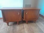 vintage Nachtkastjes - Set van 2, Ophalen, Gebruikt, Minder dan 45 cm, 55 tot 70 cm