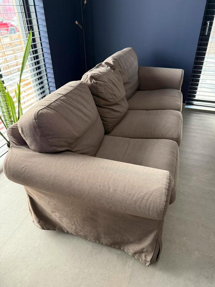 Ektorp 3-zitsbank, Huis en Inrichting, Banken | Sofa's en Chaises Longues, Zo goed als nieuw, Driepersoons, 200 tot 250 cm, 75 tot 100 cm