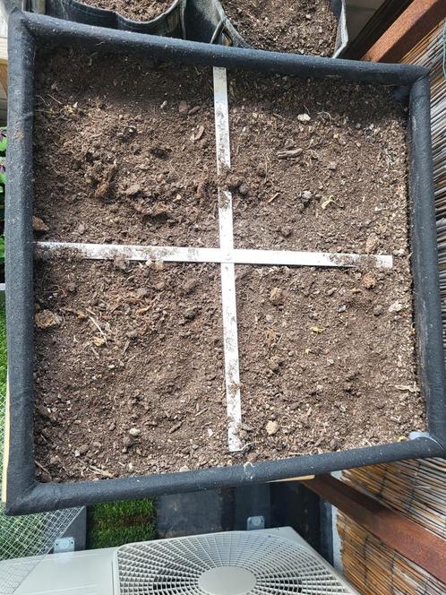 Bak makkelijke moestuin 60 x 60cm, Tuin en Terras, Bloembakken en Plantenbakken, Hout, Rechthoekig, Ophalen