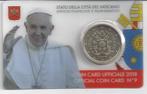 Vaticaan coincard 50 cent nr 9, Ophalen of Verzenden, 50 cent, Vaticaanstad