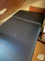 Verstelbare massagetafel met metalen frame, Huis en Inrichting, Ophalen, Zwart, 190 cm of minder, Metaal