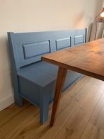 klepbank halbank opberg bank, Ophalen of Verzenden, Nieuw, Leer, Scandinavisch