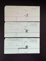 3 verschillende binnenlandse postwissels, PTT, Verzenden, Overige typen