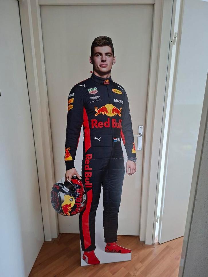Max Verstappen Kartonnen Figuur - Levensgroot!, Verzamelen, Automerken, Motoren en Formule 1, Zo goed als nieuw, Formule 1, Ophalen