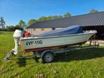 Complete consoleboot incl 25pk Honda en nette trailer, Watersport en Boten, Ophalen, 10 tot 30 pk, Gebruikt, 3 tot 6 meter