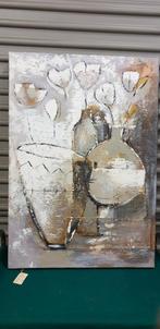 Schilderij bloemen, van Cobra, geschilderd door T. Vermeer, Huis en Inrichting, Ophalen of Verzenden, 'T Olde Gre-j, Info@toldegrej.nl