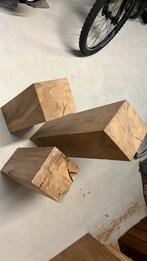 Eiken houten sokkels, Ophalen, Eiken, Nieuw, 50 mm of meer