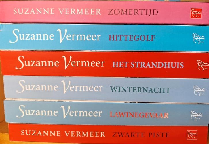6 x Suzanne Vermeer €12,50, Boeken, Chicklit, Zo goed als nieuw, Ophalen of Verzenden