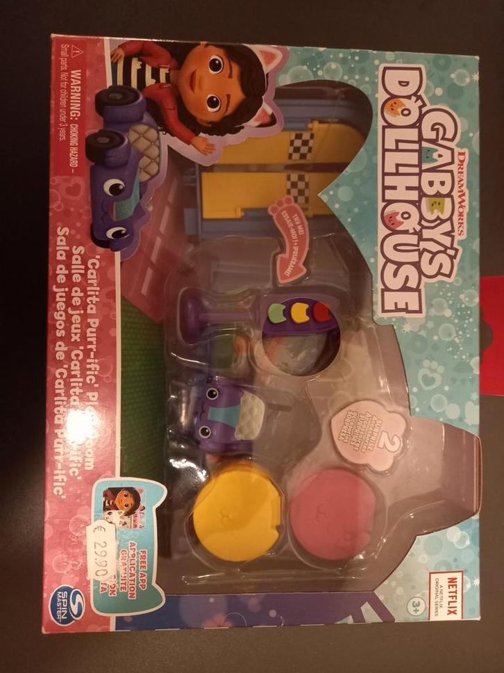 Gabby's Poppenhuis Uitbreidingsset - Carlita Purr-ific, Kinderen en Baby's, Speelgoed | Overig, Nieuw, Jongen of Meisje, Ophalen of Verzenden