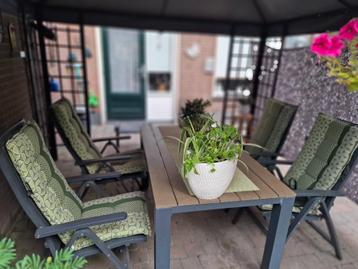TUINSET ALUMINIUM DONKER GRIJS beschikbaar voor biedingen