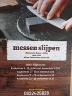 messen slijpen, Ophalen, Gebruikt, Rvs of Chroom, Los bestek
