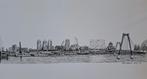 Stephen Watkins - Rotterdam Skyline Zeefdruk/Litho, Ophalen of Verzenden