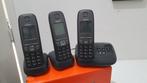 Vaste telefoon 3x met draadloze handset, Gigaset A475A trio, Ophalen of Verzenden, Gebruikt, 1 handset