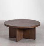 Salontafel, Huis en Inrichting, Ophalen, 50 tot 100 cm, Rond, Zo goed als nieuw