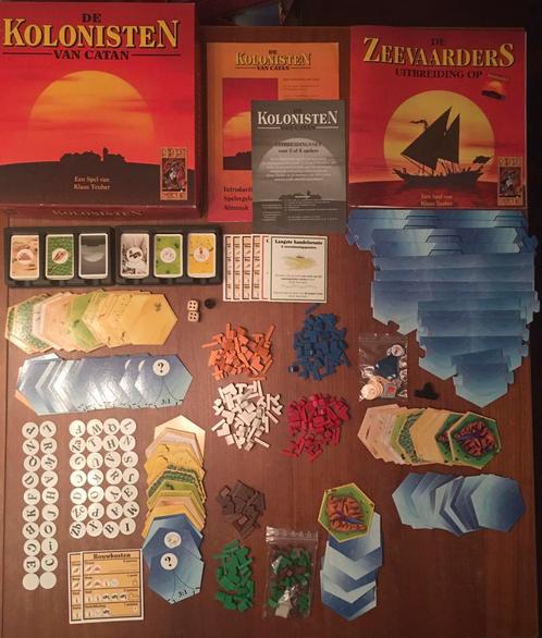 Kolonisten van Catan inclusief Zeevaarders voor 6p, Hobby en Vrije tijd, Gezelschapsspellen | Bordspellen, Gebruikt, Ophalen of Verzenden