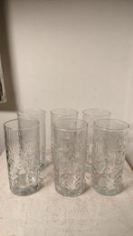 Vintage design modernist brutalist longdrink glazen, Ophalen of Verzenden