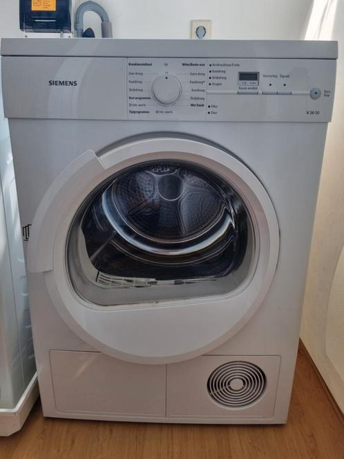 Wasdroger Siemens, Witgoed en Apparatuur, Wasdrogers, Zo goed als nieuw, Luchtafvoer, Voorlader, 8 tot 10 kg, 85 tot 90 cm, Anti-kreukfase