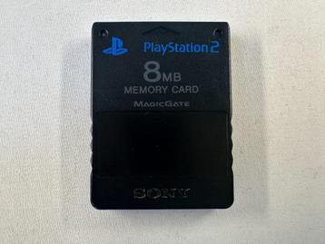 Playstation 2 Memory Card 8MB zwart origineel - PS2 beschikbaar voor biedingen