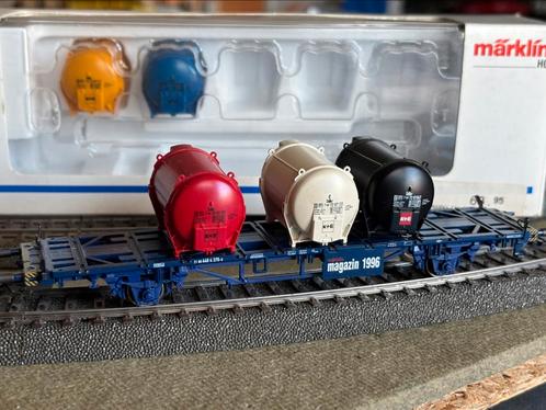 Marklin h0 goederenwagons 6 stuks, rijden goed. €27, Hobby en Vrije tijd, Modeltreinen | H0, Gebruikt, Wagon, Wisselstroom, Märklin