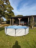 Zwembad met zonnecollector, Tuin en Terras, Ophalen, Rond, Zo goed als nieuw, Opzetzwembad