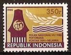 Indonesie Zonnebloem nr 1335 postfris 1988, Postzegels en Munten, Postzegels | Azië, Zuidoost-Azië, Ophalen of Verzenden, Postfris