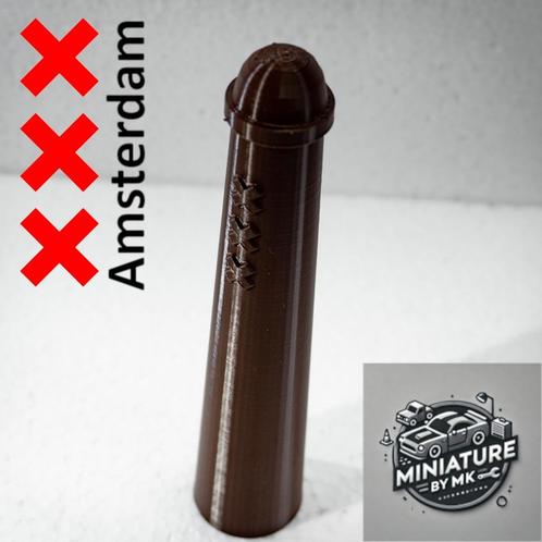 1:5 miniatuur Amsterdammertje paaltje decoratie stuk, Hobby en Vrije tijd, Modelbouw | Figuren en Diorama's, Nieuw, Diorama, Groter dan 1:35