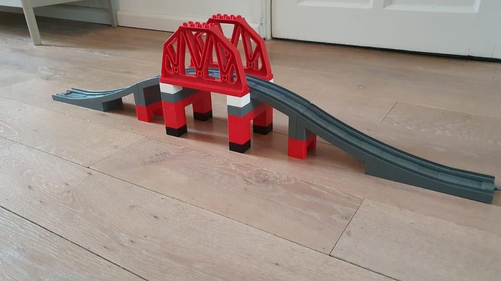 Lego duplo brug 3774 compleet, Ophalen of Verzenden, Zo goed als nieuw, Duplo