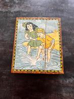 Vintage houten blokken puzzel, Antiek en Kunst, Ophalen of Verzenden