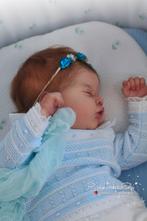 Prachtige reborn baby Quinbee Paula Lobato de Faria, Verzamelen, Ophalen of Verzenden, Zo goed als nieuw, Babypop, Levensecht of Reborn