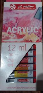 NIEUWE Talens acrylic 12 x 12 ml tubes verf, Ophalen, Nieuw, Acrylverf