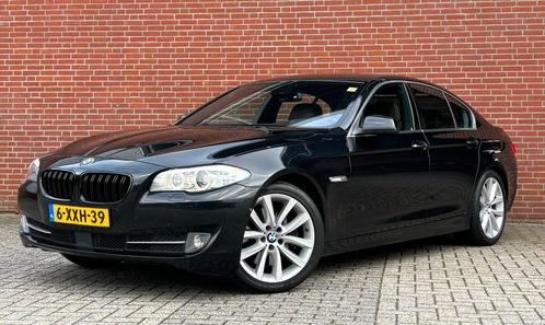 BMW 5-Serie 535D F10 2010 Zwart, Auto's, BMW, Particulier, 5-Serie, 360° camera, ABS, Achteruitrijcamera, Adaptieve lichten, Adaptive Cruise Control