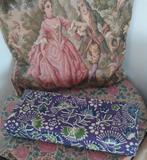 Vintage stoffen doosje, Antiek en Kunst, Curiosa en Brocante, Ophalen of Verzenden