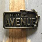Messing Riemgesp (beltbuckle) Fifty Avenue, Ophalen, Losse buckle of gesp, Overige kleuren, Minder dan 95 cm