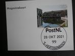 NL 2021; VOORDRUKZEGEL WOUDAGEMAAL LEES, Verzenden, Na 1940, Gestempeld