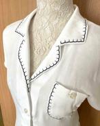 Erfo blouse maat 36, Kleding | Dames, Ophalen of Verzenden, Zo goed als nieuw, Maat 36 (S), Wit