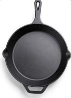 Gietijzeren skillet - koekenpan 30cm BBQ Pan *nieuw*, Ophalen of Verzenden, Nieuw, Gietijzer, Koekenpan of Braadpan