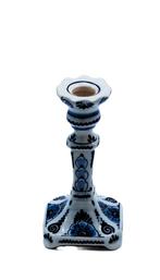 Mooie kandelaar Delft blauw., Ophalen of Verzenden, Keramiek of Aardewerk