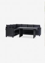 JYSK Loungeset AGERMOSE zwart, Tuin en Terras, Ophalen, Gebruikt