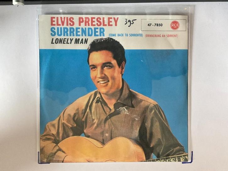 ELVIS PRESLEY: SURRENDER - LONELY MAN. VG, Cd's en Dvd's, Vinyl Singles, Gebruikt, Single, Pop, 7 inch, Ophalen of Verzenden